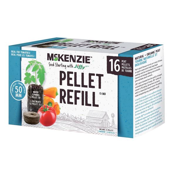 McKenzie Pellet Refill Jiffy 16 Count 50mm Lot of 10