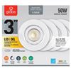 Image 1 : LOT OF 4 Globe LED 50W Equivalent Recessed Light Fixtures