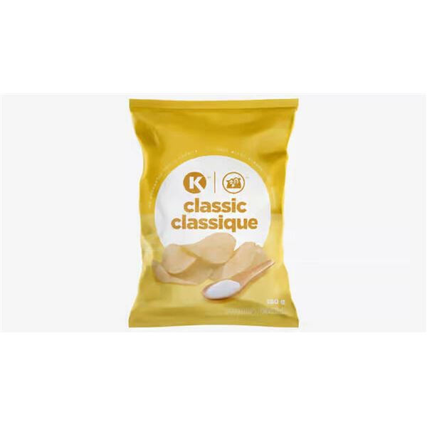 3 Cases Circle K Classic Potato Chips, 66g x 12ct (CK66CL)