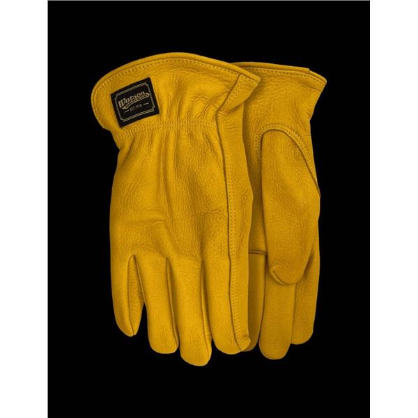 Watson Gloves Range Rider Style 577 Small/Medium Yellow Deerskin Gloves 2 Pairs