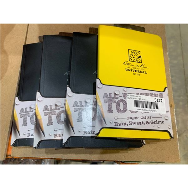 Rite In The Rain Universal Tactical Notebook Lot – 4 Units