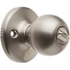 Image 1 : LOT OF 6 Weiser Safe Lock Bed and Bath Door Knobs Silver