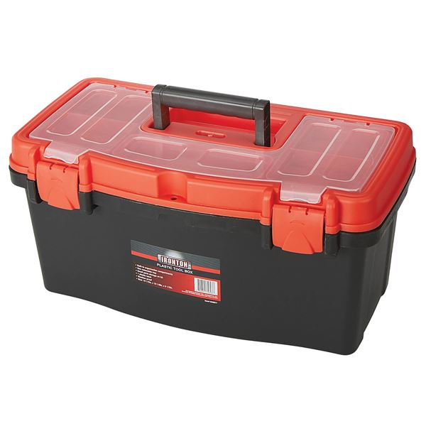 Homebase 19-Inch Tool Box with Removable Tray