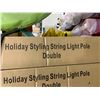Image 2 : Holiday Styling String Light Poles, 9 ft, Double, 2-Pack