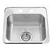 Image 1 : Kindred 31206152 Stainless Steel Sink With Accessories