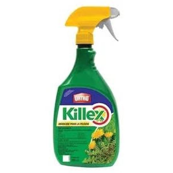 Ortho Killex Weed Control Lot of 5 Spray Bottles, 709 mL Each