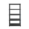 Image 1 : RamTuff 5-Level Resin Shelving Unit, 35.8 x 17.5 x 73 in