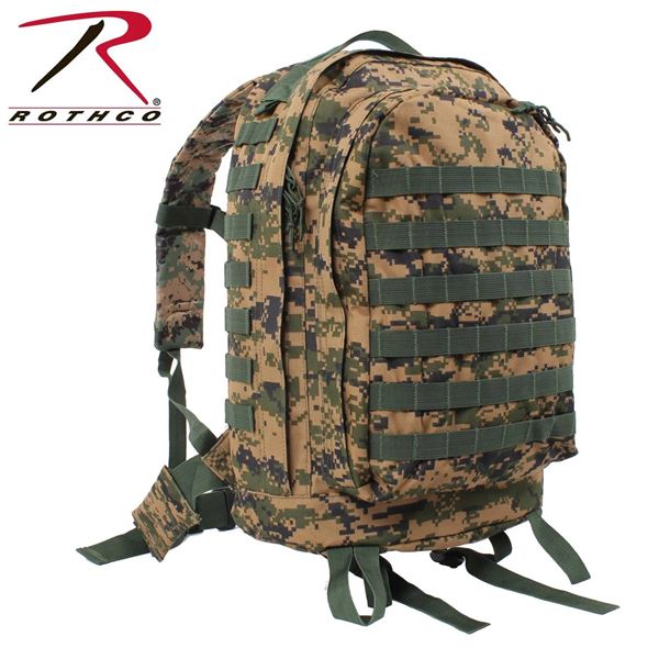Rothco MOLLE II 3 Day Assault Pack in Digital Camouflage