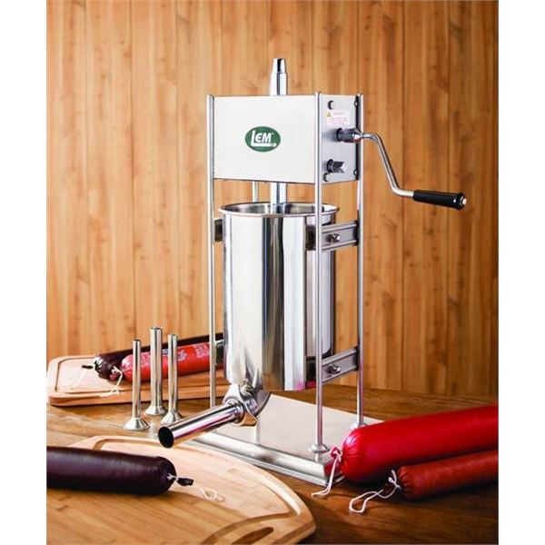 LEM 25 lb Big Bite Sausage Stuffer with Dual Gear and Steel Gears