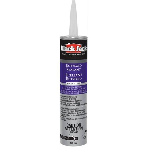 Black Jack Butyloid Sealant Gray 300 mL – Lot of 12