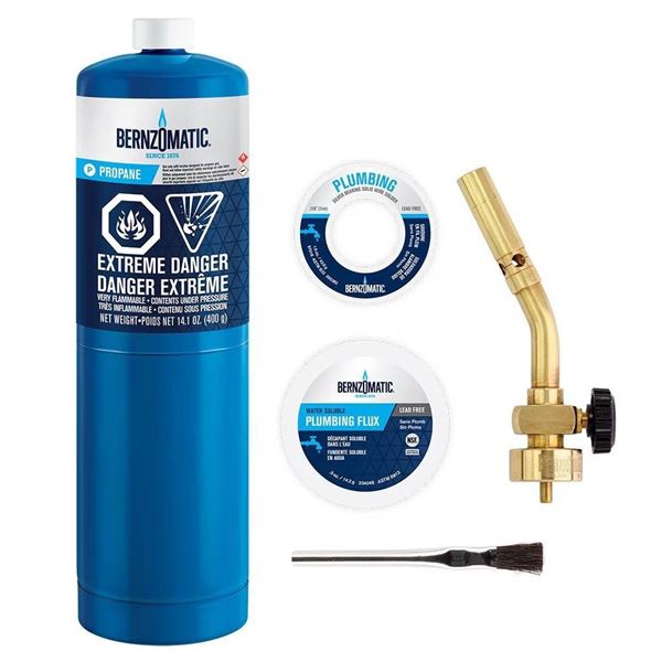 MagTorch General Contractor Plumber’s Torch Kit with Propane Cylinder