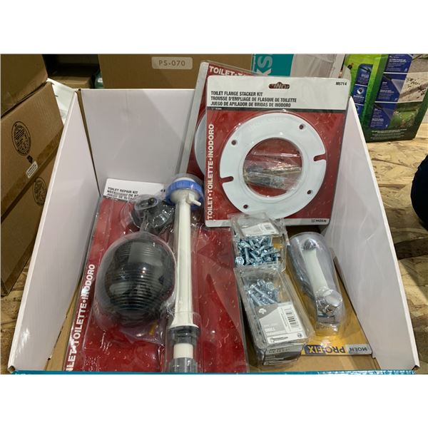 Toilet Repair Kit with Various Components
