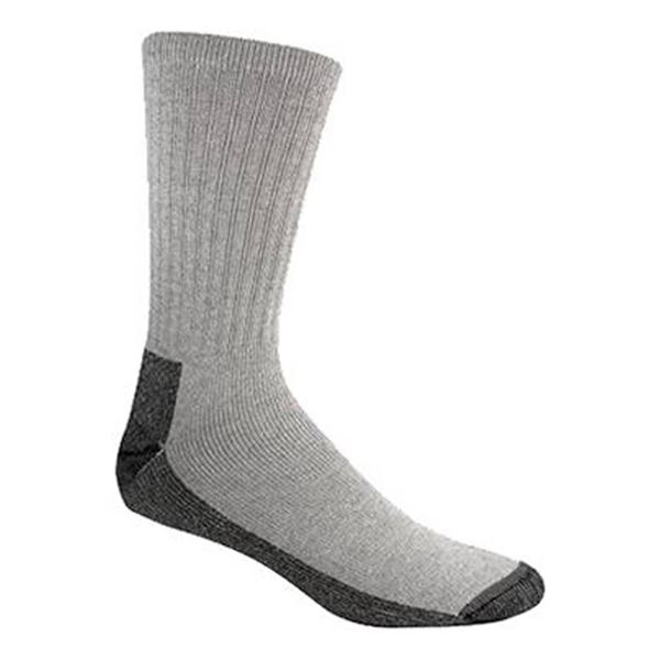 Wigwam Men’s Crew Socks 2-Pack, Size 10-13, Grey