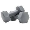 Image 1 : 15 LB Hex Dumbbells with Rubber Coating