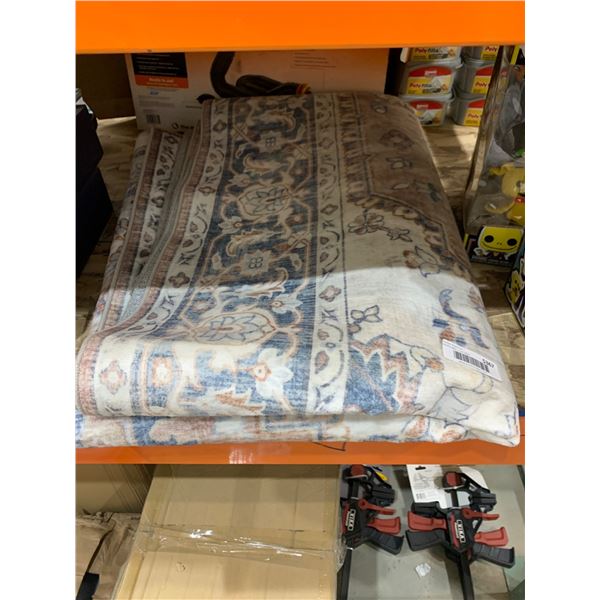 Rectangular Rug with Ornamental Pattern