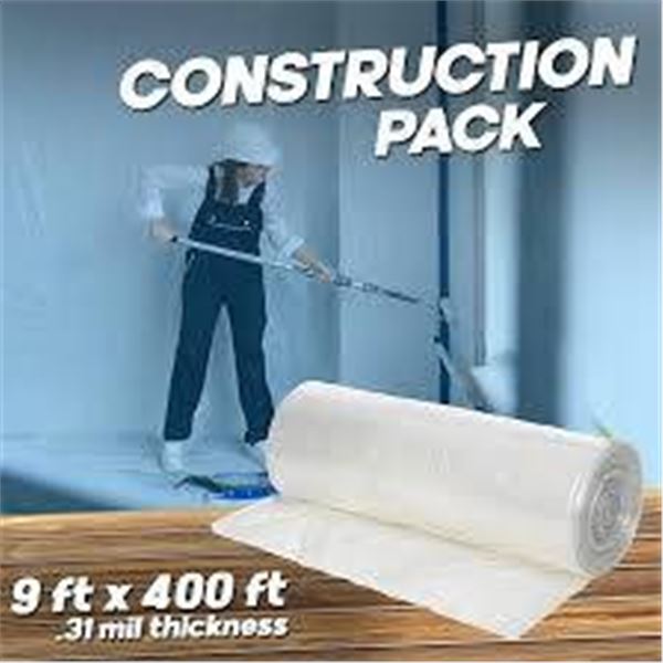 Norton Painter’s Plastic 9 ft x 400 ft Roll