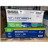 Image 1 : Bissett S-4 Staples 1/2″ x 1-1/2″ and 3-1/4 x .120 Nails