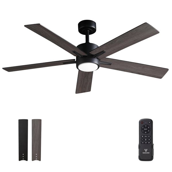 52-Inch DC Motor Ceiling Fan by Vagism with Remote Control