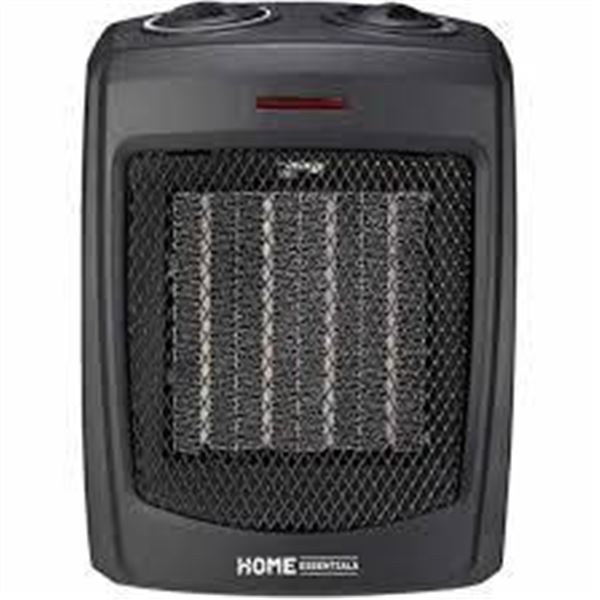 Homebase Ceramic Heater with Adjustable Heat Settings (750W-1500W)