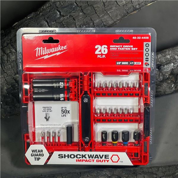 Milwaukee 48-32-4069 Shockwave Impact Duty Drive and Fasten Set 26 Pc