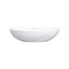 Image 1 : Round White Ceramic Bathroom Vessel Sink 5040