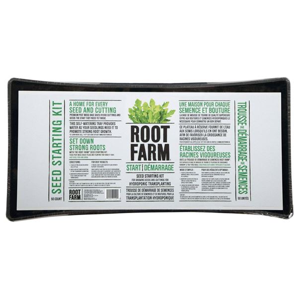 Root Farm Seed Starting Kit with 7 x 50-Plug Trays, Model 10101-10171