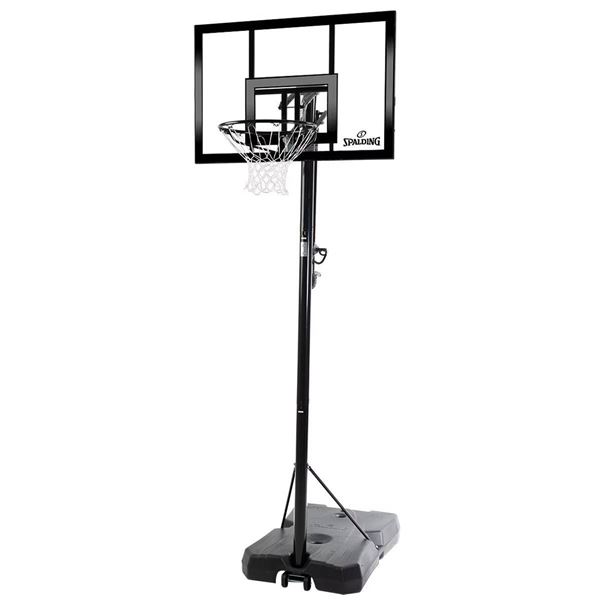 Spalding Basketball Hoop System with Tempered Glass Backboard