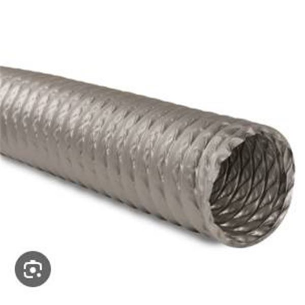 Lot of 12 Imperial Flexible Duct Vinyl 6 Inch Diameter x 10 Feet Length