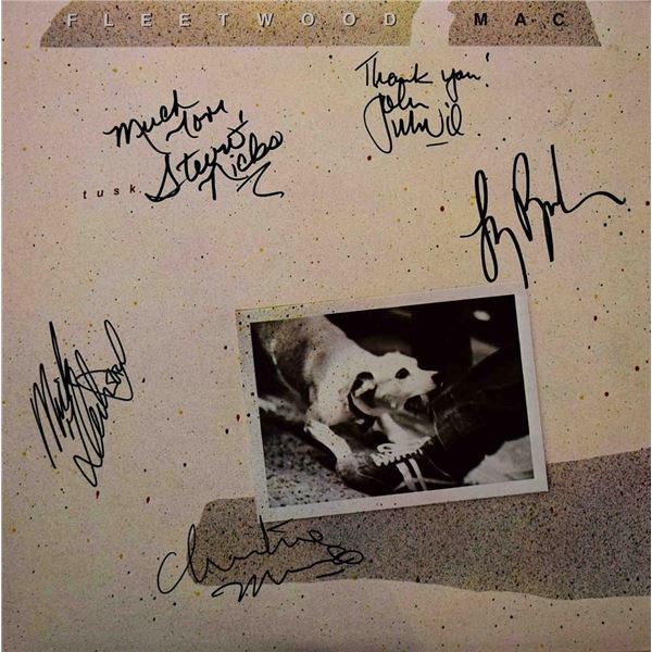 Fleetwood Mac signed Tusk album