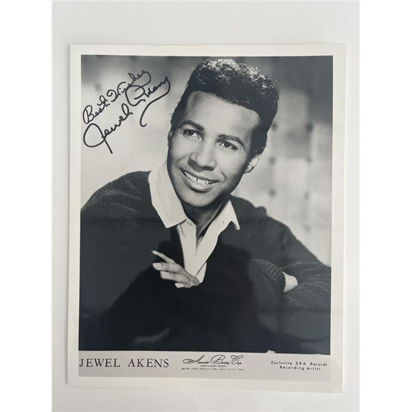 Jewel Akens signed photo