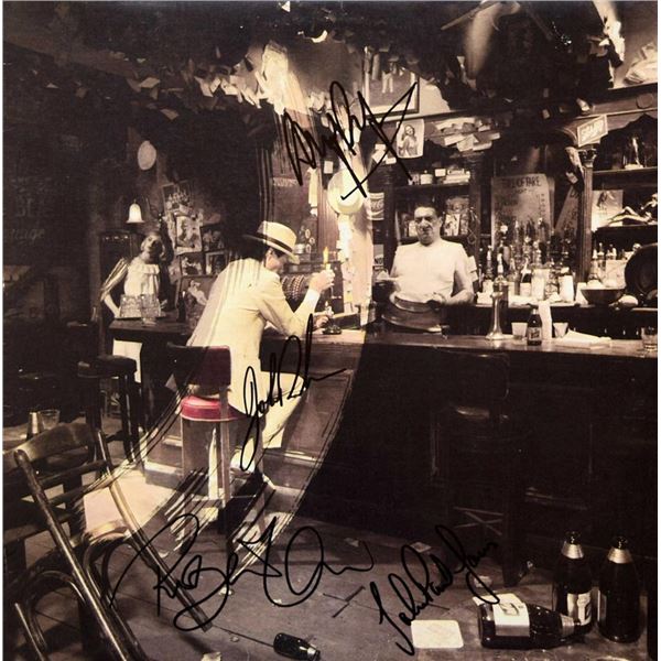 Led Zeppelin In Through The Out Door signed album