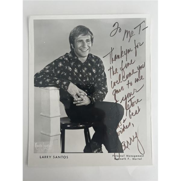 Larry Santos signed photo
