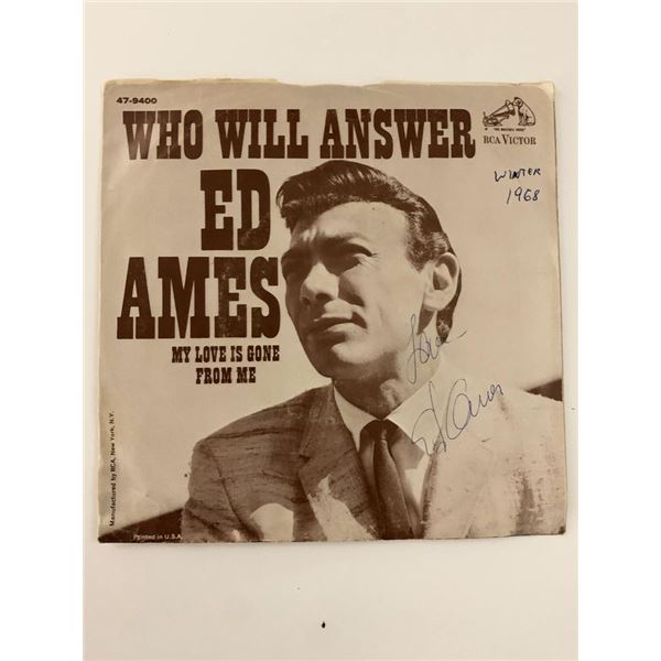 Ed Ames signed 45 RPM