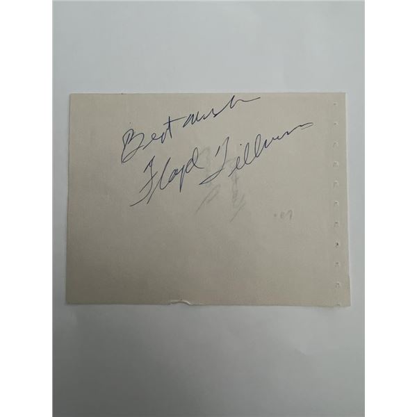 1930s Country Musician Floyd Tillman original signature