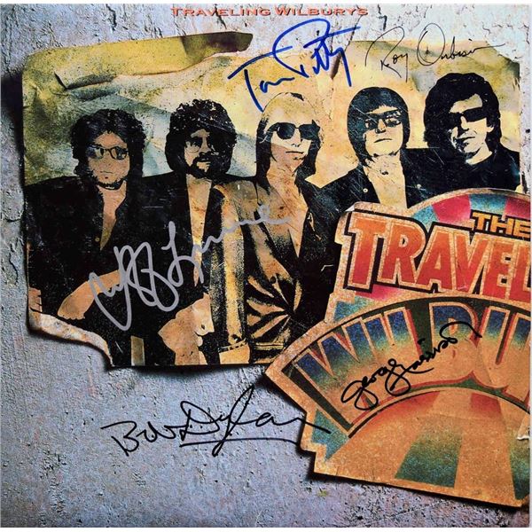 Traveling Wilburys signed Volume One album