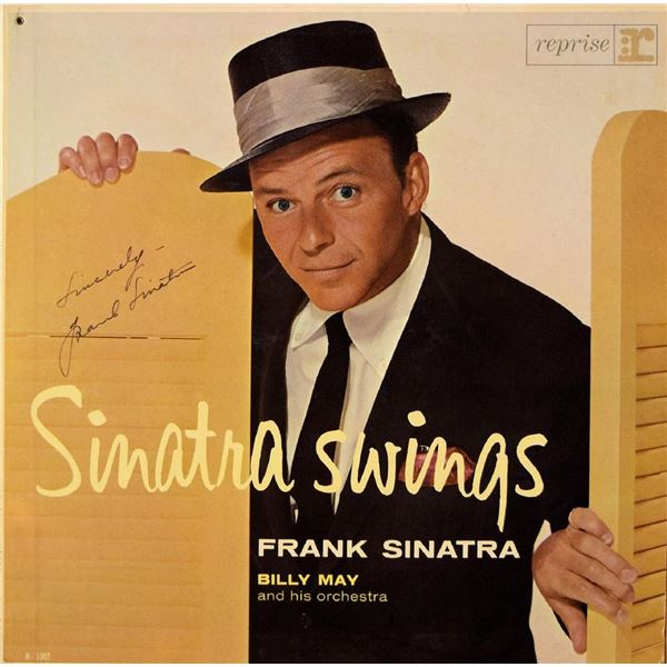 Frank Sinatra signed "The Best Of Frank Sinatra" album