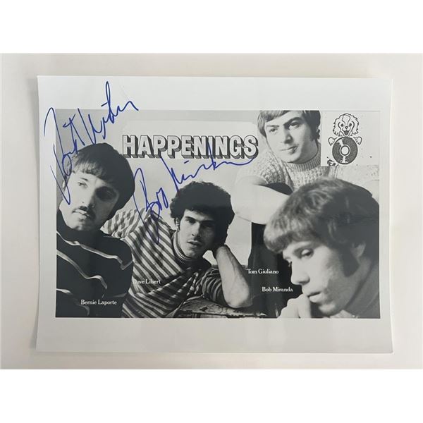 The Happenings signed photo