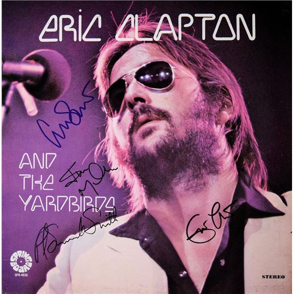 The Yardbirds signed Eric Clapton & The Yardbirds album