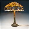 Image 1 : Tiffany Studios Table Lamp with Dragonfly Shade
