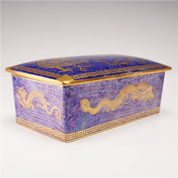 Wedgwood Fairyland Lustre Dragon Covered Box, Z4829