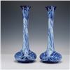 Image 2 : Pair of late 19th Century Moorcroft Florian Ware cabinet vases