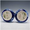 Image 7 : Pair of late 19th Century Moorcroft Florian Ware cabinet vases