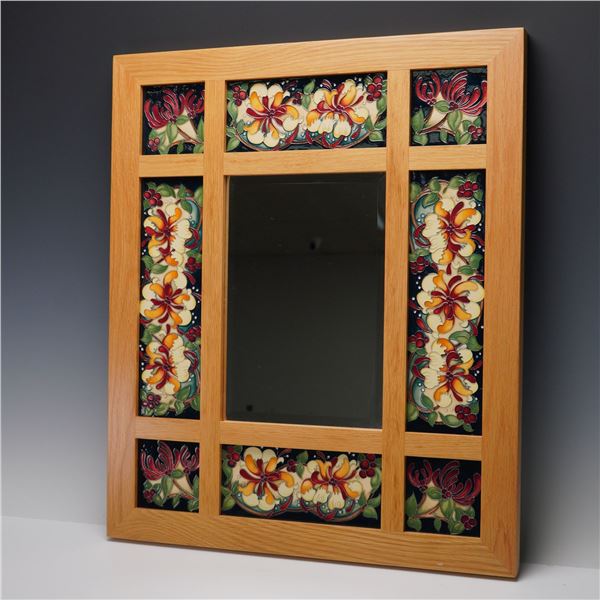 Moorcroft Pottery by Rachel Bishop Floral Mirror