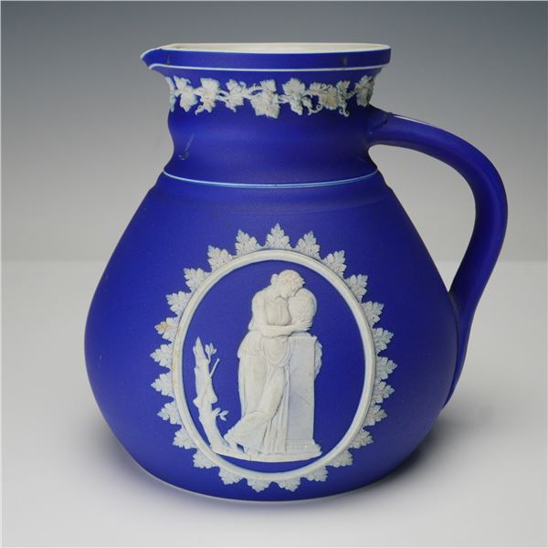 Wedgwood Blue Jasperware Pitcher