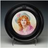 Image 2 : Pair of Artist-Painted Porcelain Plates Framed by J.P. Hewitt