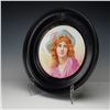 Image 3 : Pair of Artist-Painted Porcelain Plates Framed by J.P. Hewitt