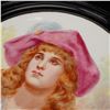 Image 8 : Pair of Artist-Painted Porcelain Plates Framed by J.P. Hewitt