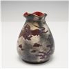 Image 1 : Bernard Moore Pottery Flambe Mini Dragon Vase