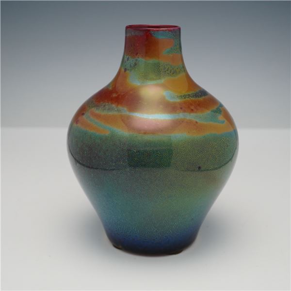 Royal Doulton Unusual Flambe Swirl Vase