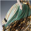 Image 4 : Prototype Royal Doulton Figurine, Lady in Green and Gold Striped Gown